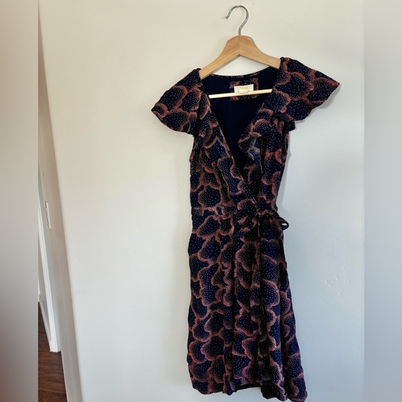 MAEVE by Anthropologie | Rosalia Wrap dress | size 8 - Picture 8 of 8